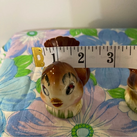 Vintage Lefton Norcrest bird Salt & Pepper shaker set Anthropomorphic rare - Picture 13 of 13